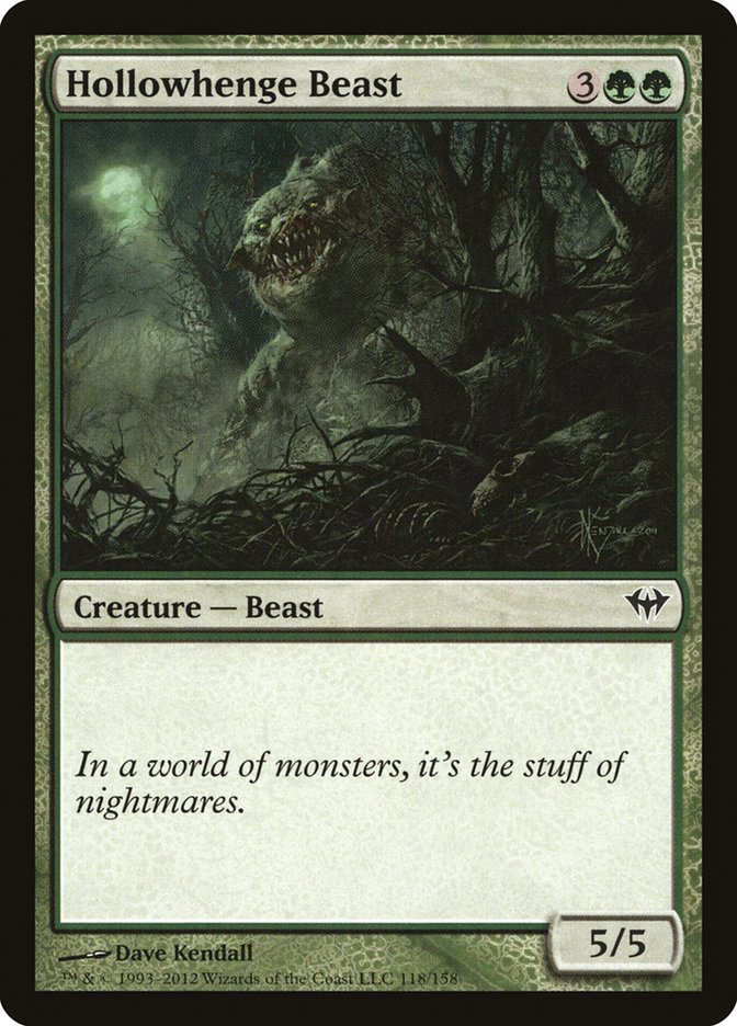 Hollowhenge Beast [Dark Ascension] (118)