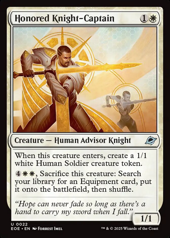 Honored Knight-Captain [Edge of Eternities] (22)