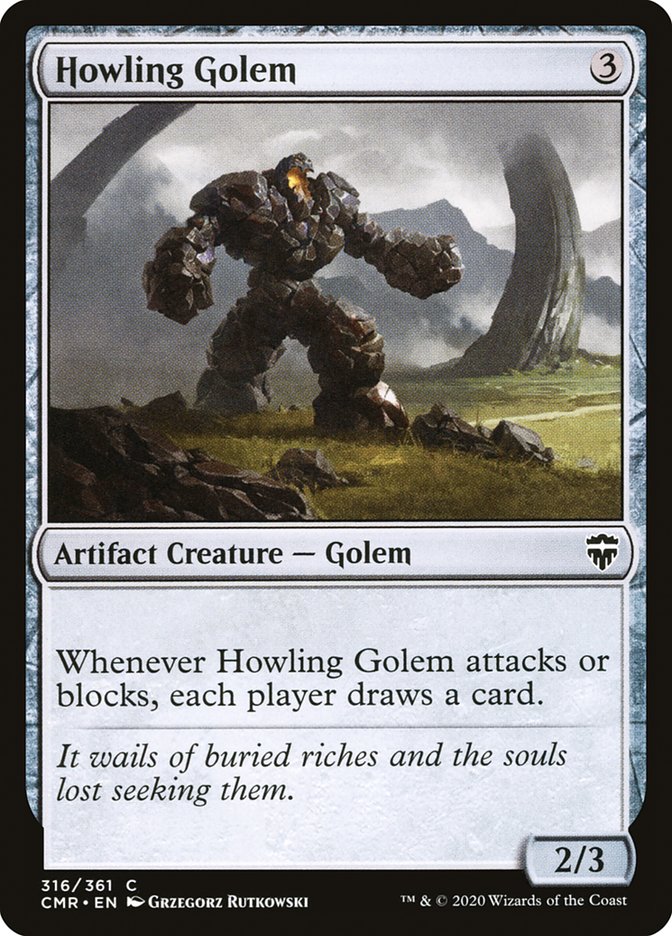 Howling Golem [Commander Legends] (316)