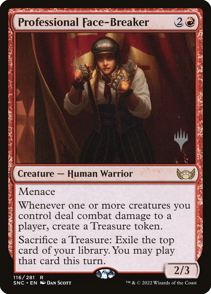 Professional Face-Breaker [Streets of New Capenna Promos] (116p)