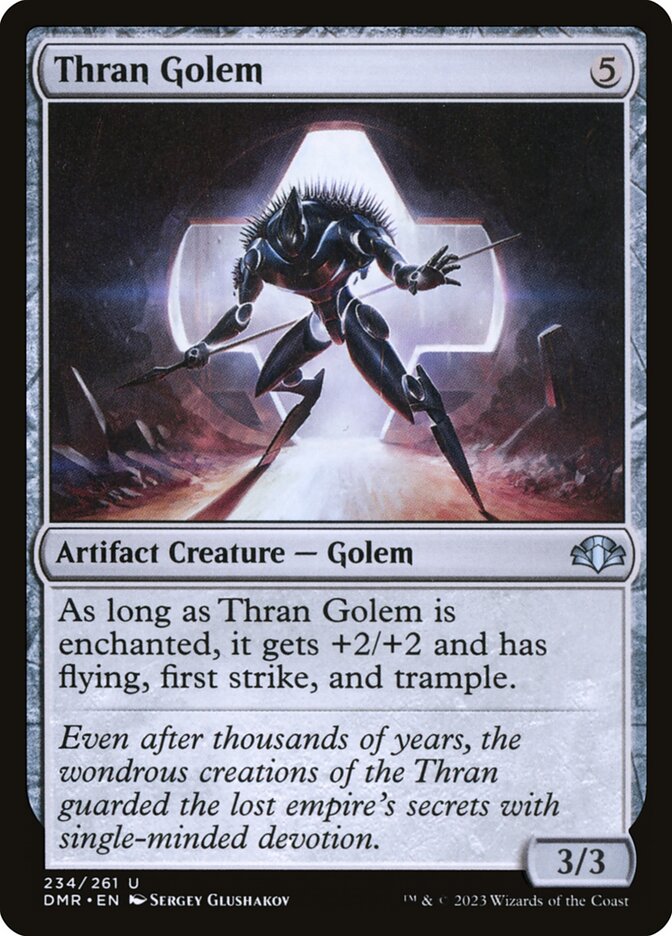 Thran Golem [Dominaria Remastered] (234)