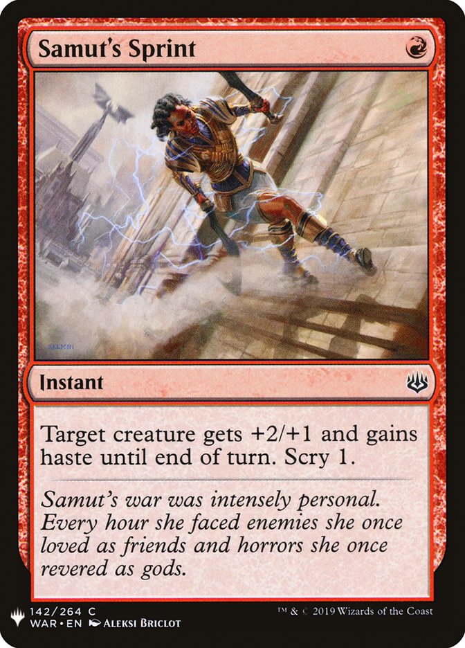 Samut's Sprint [The List] (WAR-142)