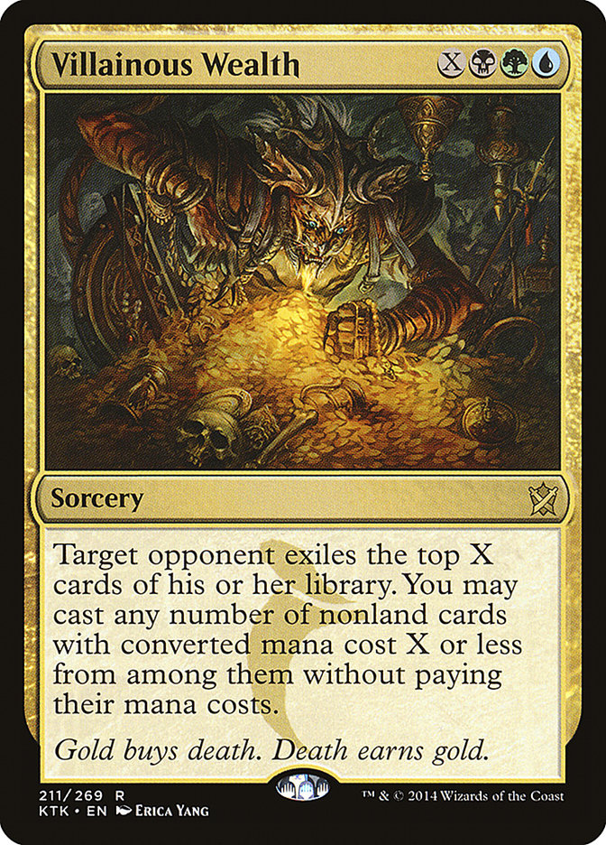 Villainous Wealth [Khans of Tarkir] (211)