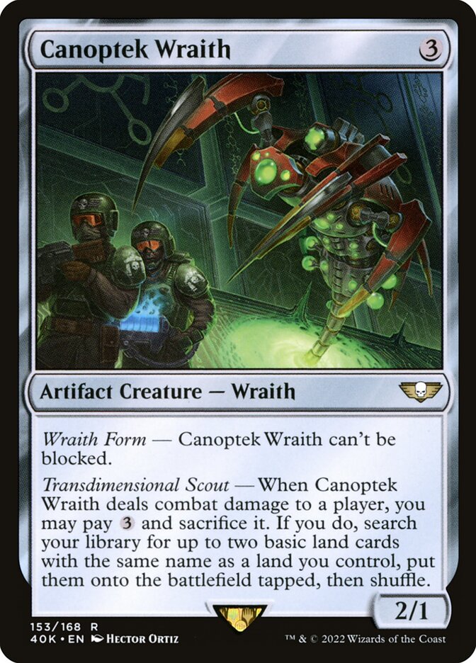 Canoptek Wraith [Warhammer 40,000 Commander] (153)