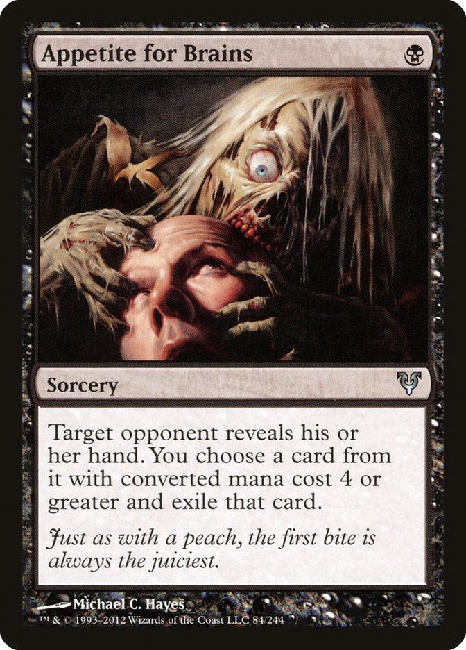 Appetite for Brains [Avacyn Restored] (84)