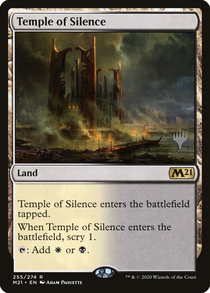 Temple of Silence [Core Set 2021 Promos] (255p)