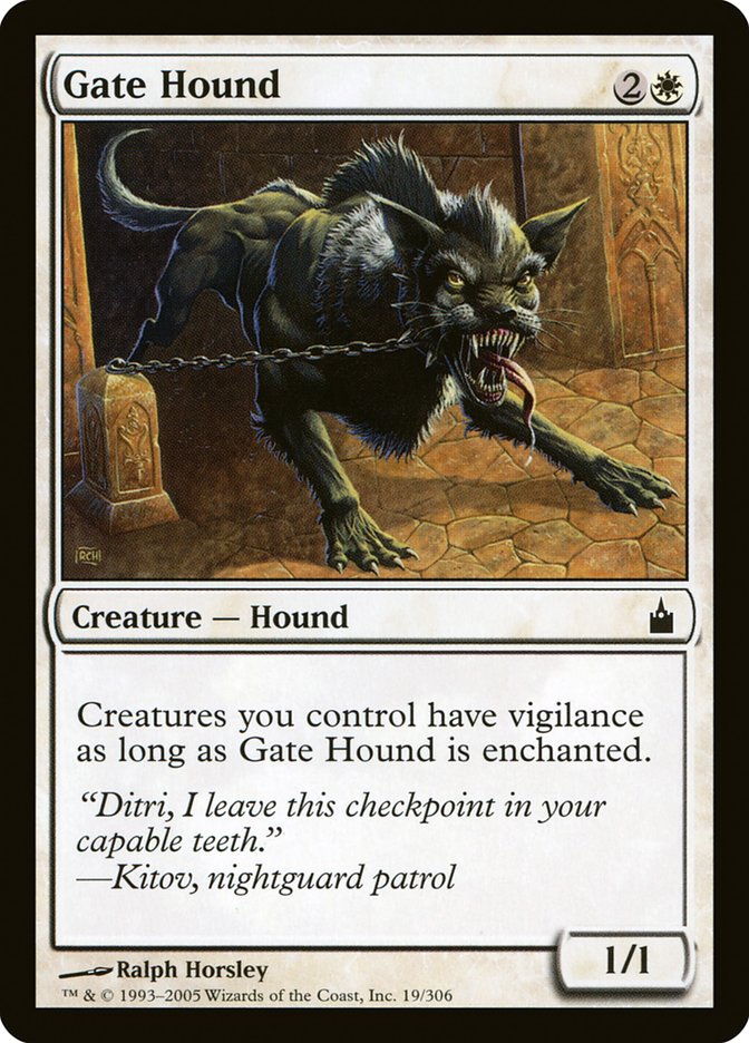 Gate Hound [Ravnica: City of Guilds] (19)