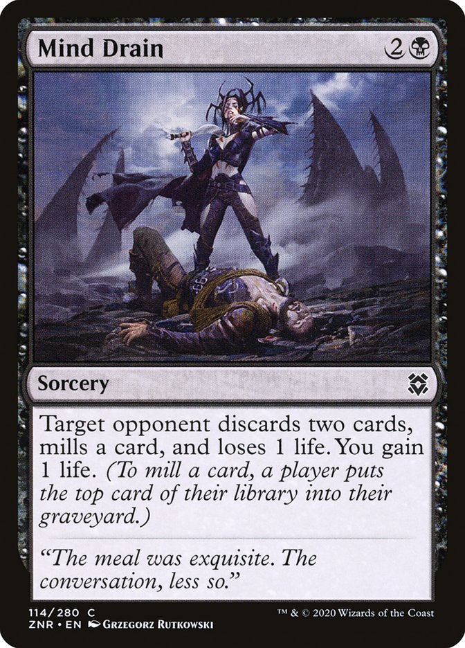 Mind Drain [Zendikar Rising] (114)