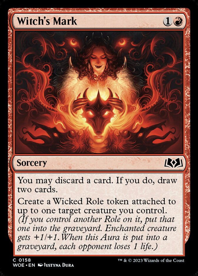 Witch's Mark [Wilds of Eldraine] (158)