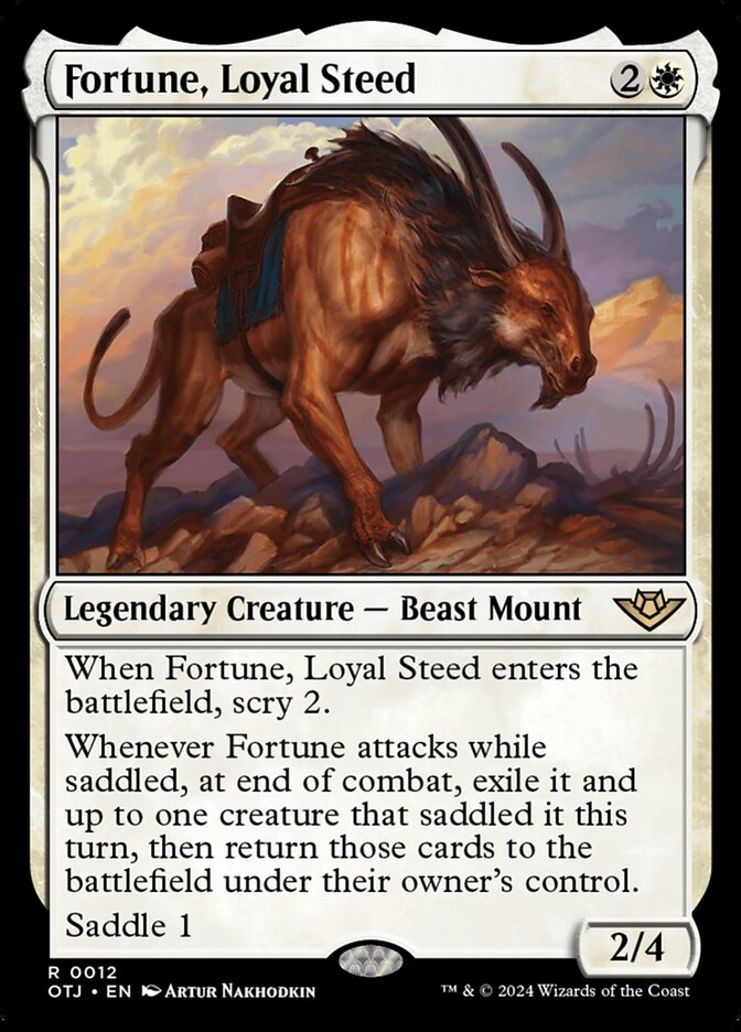 Fortune, Loyal Steed [Outlaws of Thunder Junction] (12)