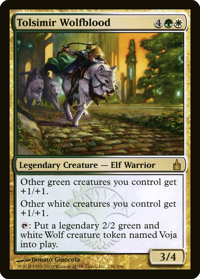 Tolsimir Wolfblood [Ravnica: City of Guilds] (236)