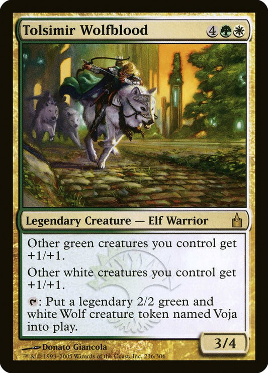 Tolsimir Wolfblood [Ravnica: City of Guilds] (236)