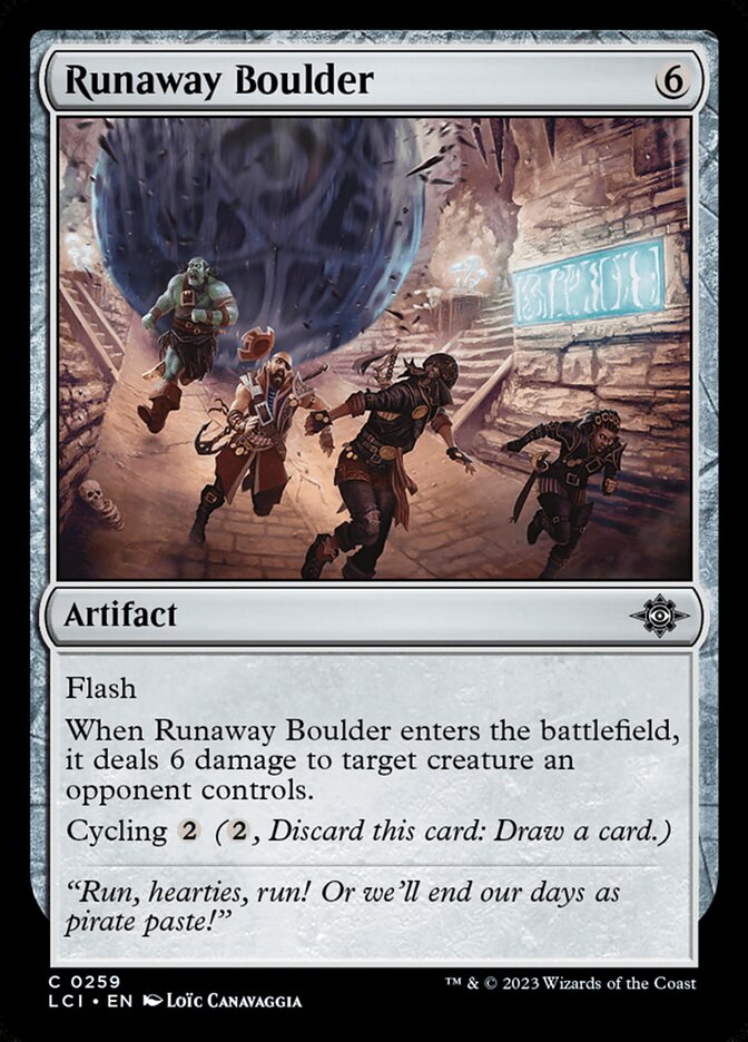 Runaway Boulder [The Lost Caverns of Ixalan] (259)