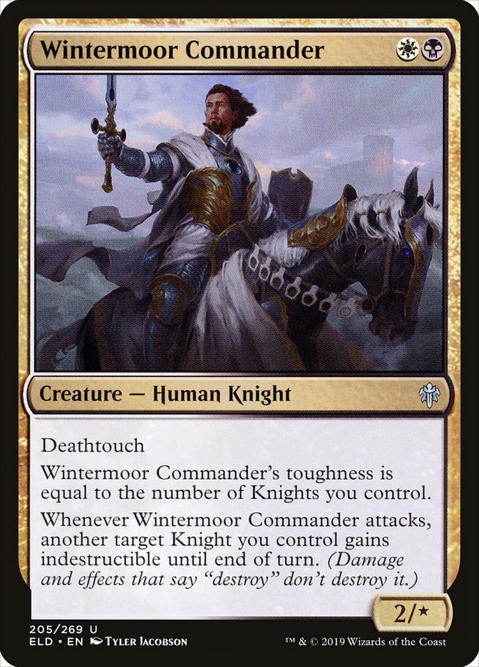 Wintermoor Commander [Throne of Eldraine] (205)