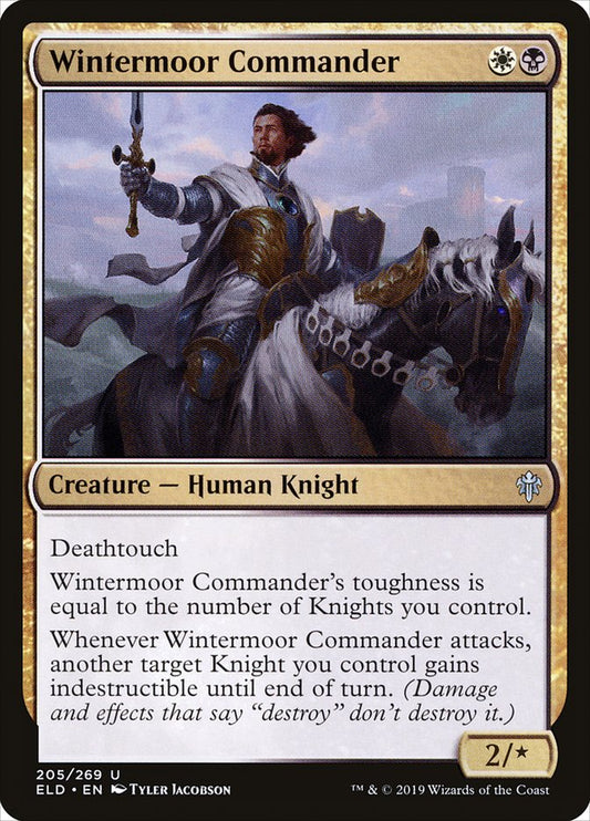 Wintermoor Commander [Throne of Eldraine] (205)
