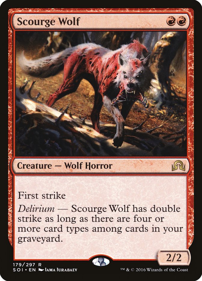 Scourge Wolf [Shadows over Innistrad] (179)