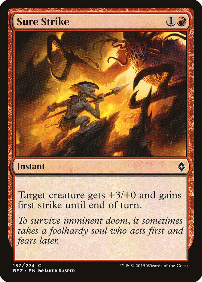 Sure Strike [Battle for Zendikar] (157)