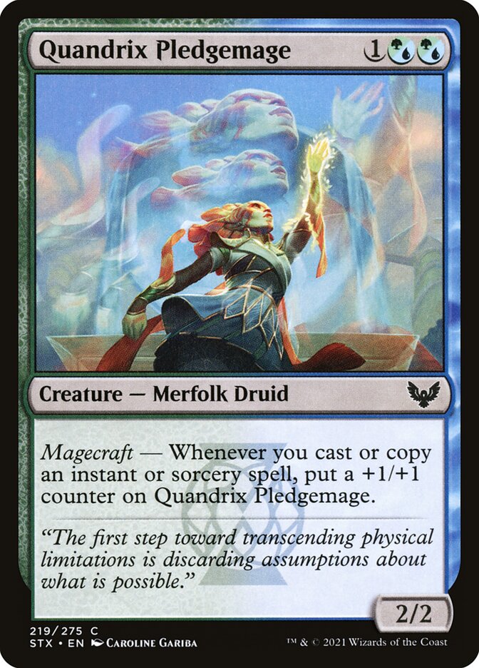 Quandrix Pledgemage [Strixhaven: School of Mages] (219)