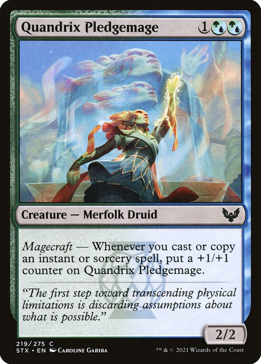 Quandrix Pledgemage [Strixhaven: School of Mages] (219)