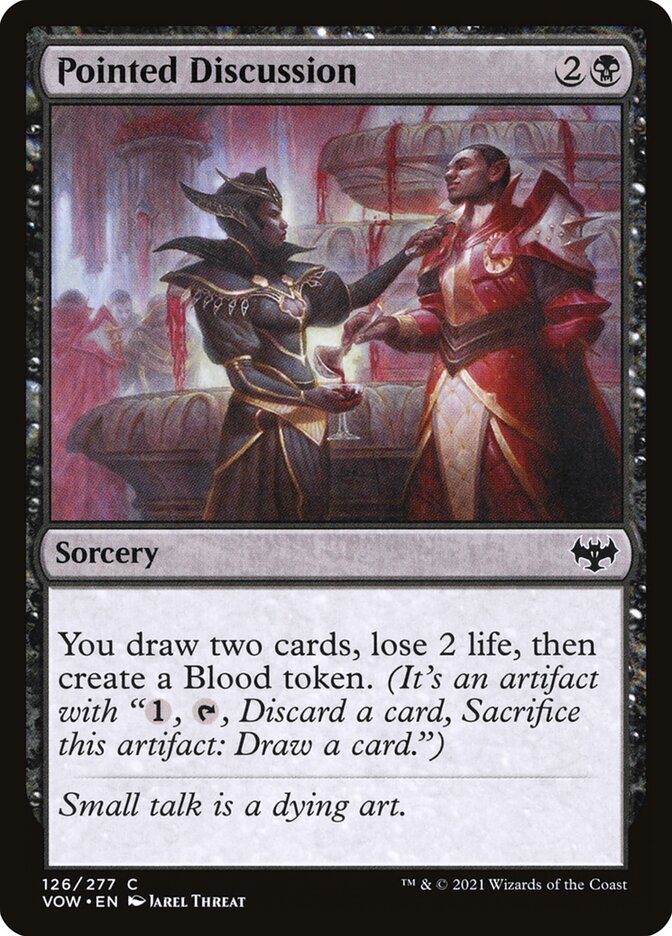 Pointed Discussion [Innistrad: Crimson Vow] (126)