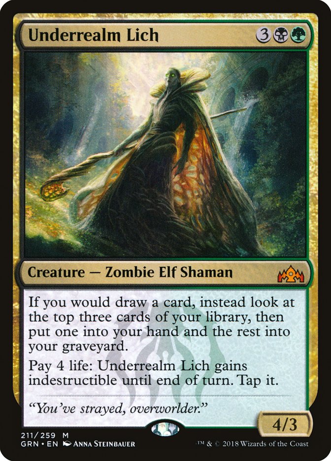 Underrealm Lich [Guilds of Ravnica] (211)