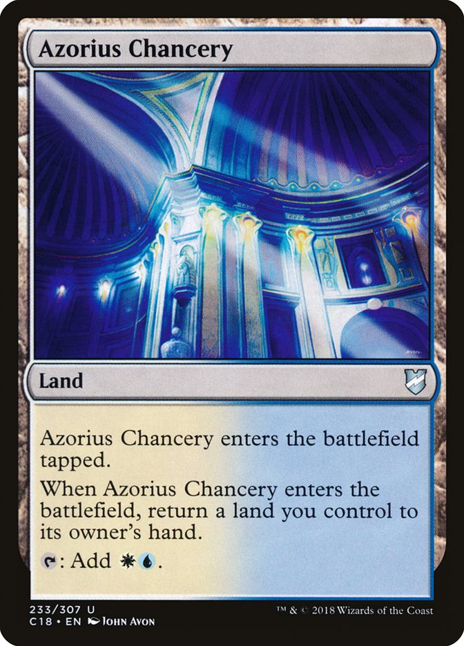 Azorius Chancery [Commander 2018] (233)