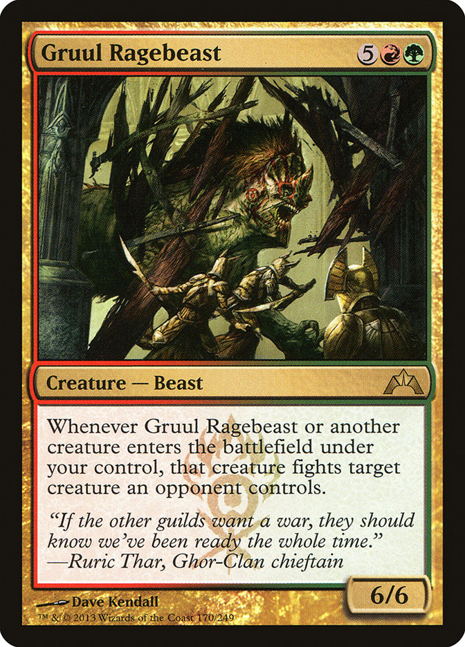 Gruul Ragebeast [Gatecrash] (170)