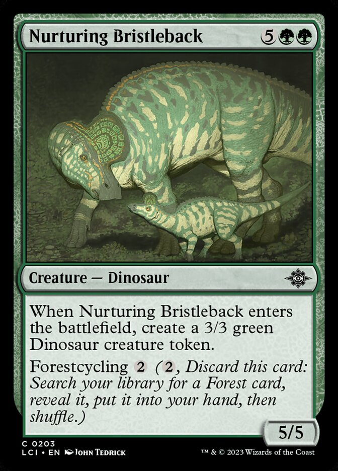 Nurturing Bristleback [The Lost Caverns of Ixalan] (203)