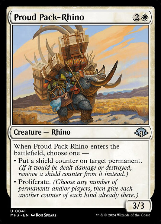 Proud Pack-Rhino [Modern Horizons 3] (41)