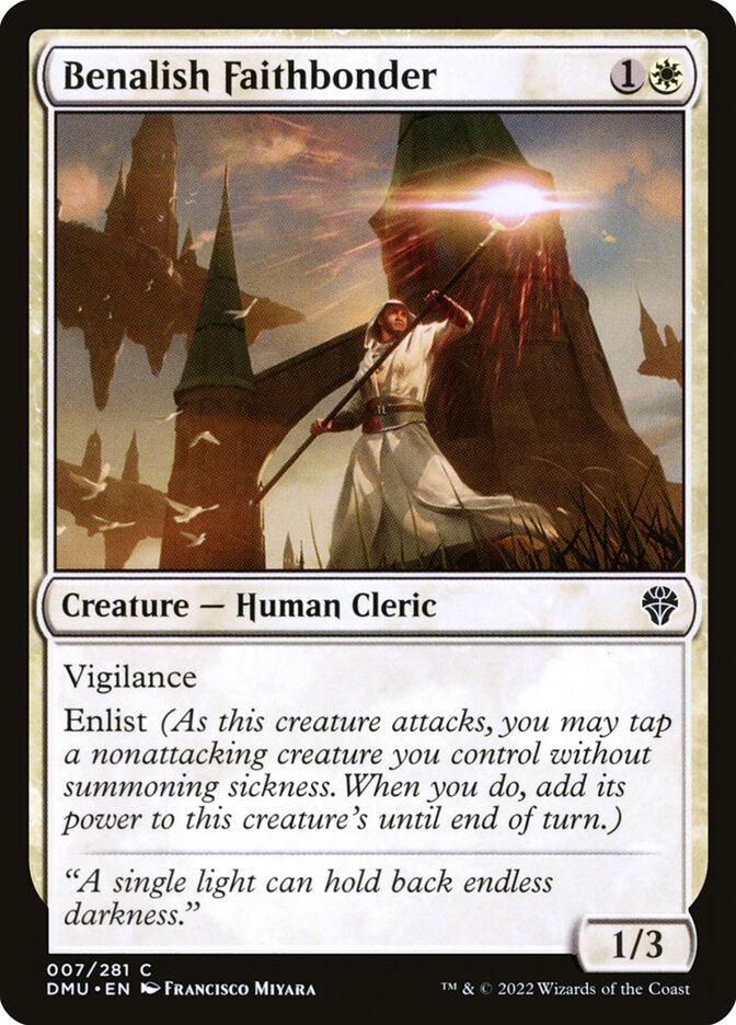 Benalish Faithbonder [Dominaria United] (7)