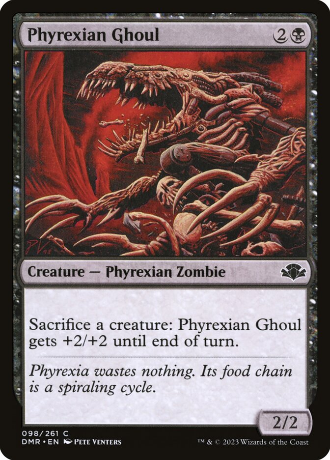 Phyrexian Ghoul [Dominaria Remastered] (98)