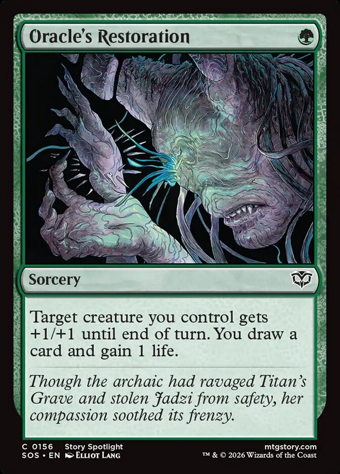Oracle's Restoration [Secrets of Strixhaven] (156)