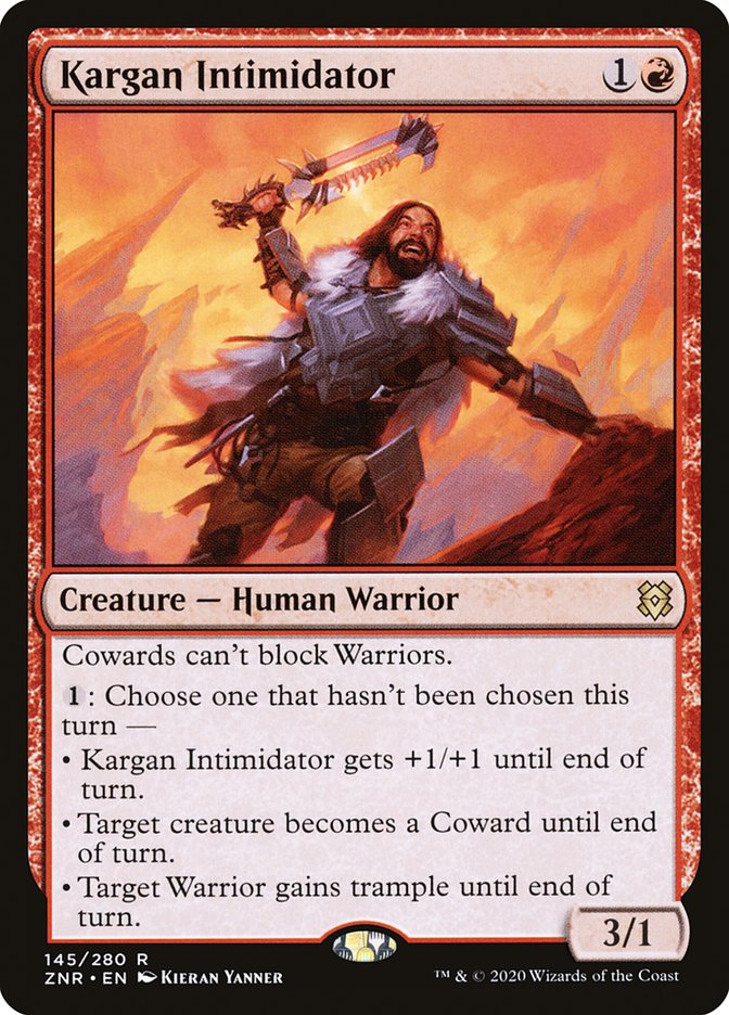 Kargan Intimidator [Zendikar Rising] (145)