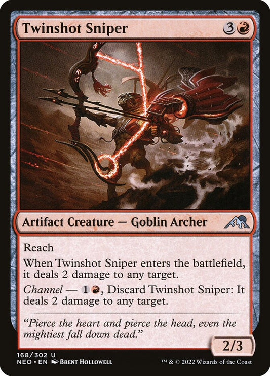 Twinshot Sniper [Kamigawa: Neon Dynasty] (168)