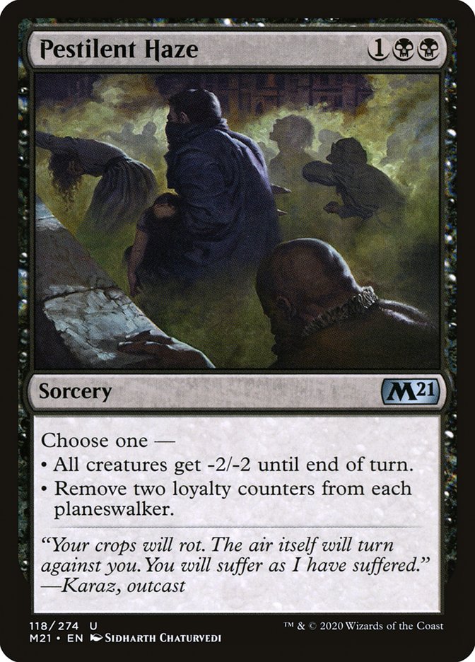 Pestilent Haze [Core Set 2021] (118)