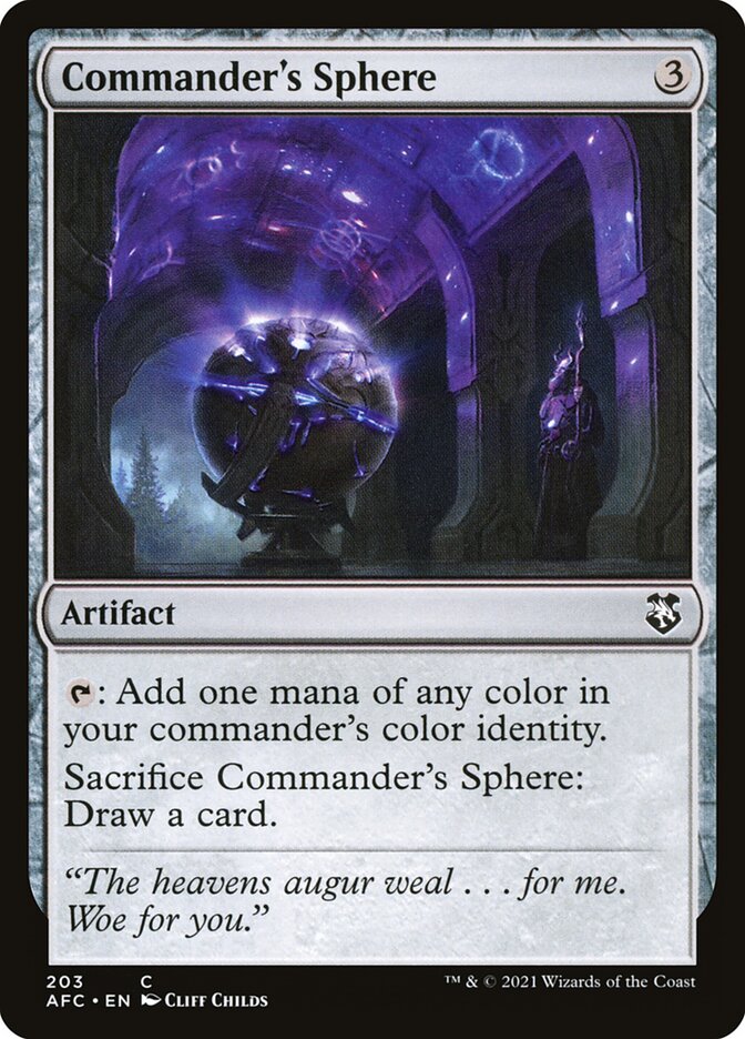 Commander's Sphere [Forgotten Realms Commander] (203)