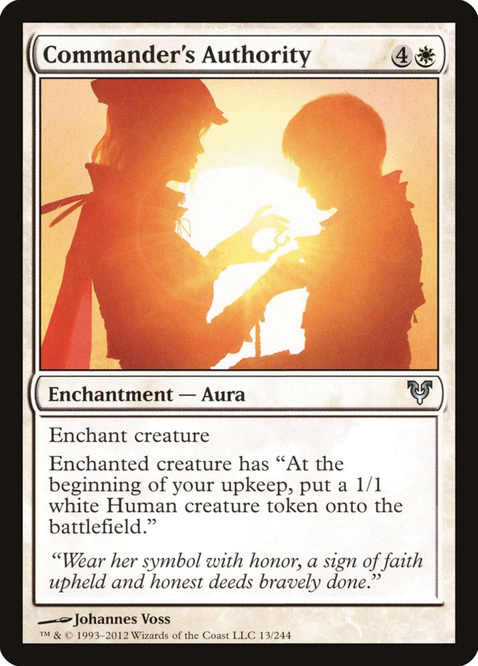 Commander's Authority [Avacyn Restored] (13)