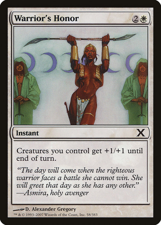 Warrior's Honor [Tenth Edition] (58)