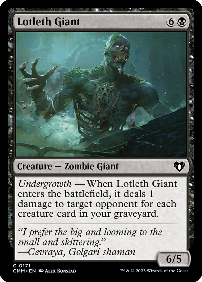 Lotleth Giant [Commander Masters] (171)