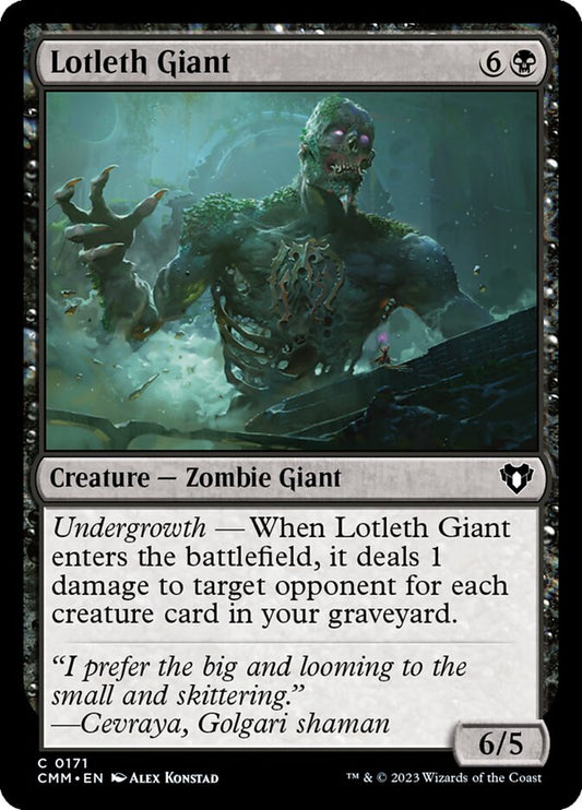 Lotleth Giant [Commander Masters] (171)
