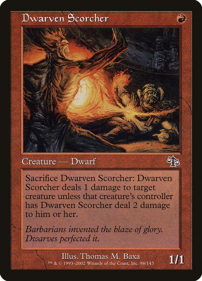 Dwarven Scorcher [Judgment] (86)