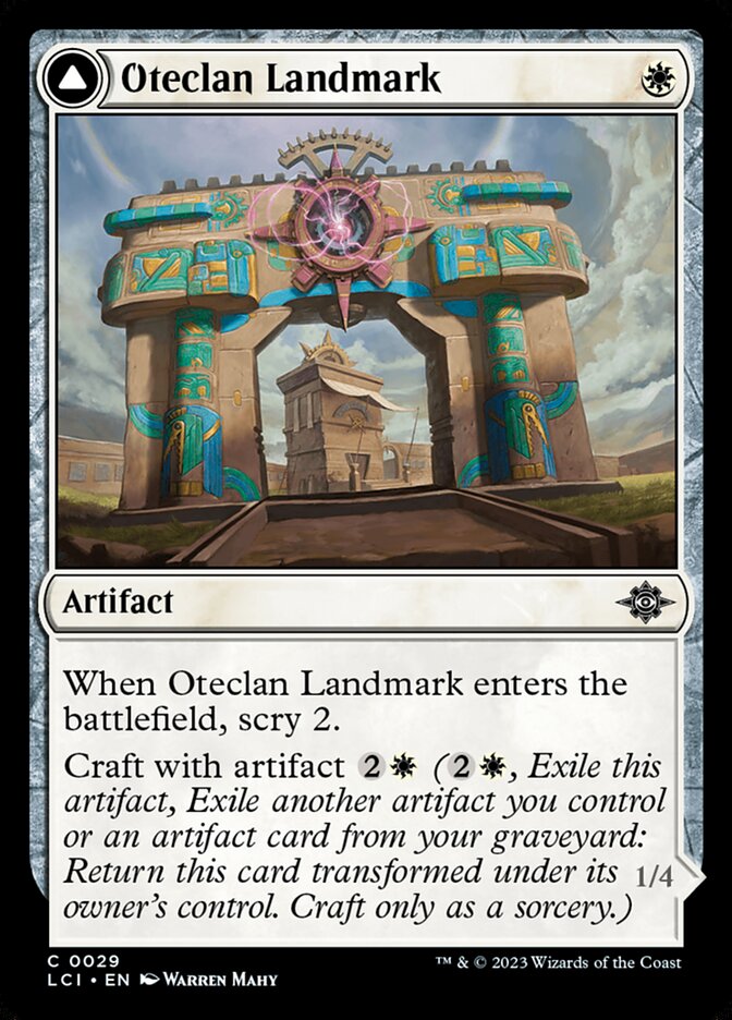 Oteclan Landmark // Oteclan Levitator [The Lost Caverns of Ixalan] (29)
