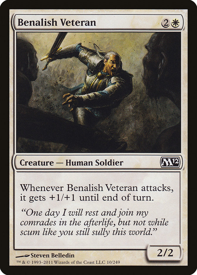 Benalish Veteran [Magic 2012] (10)