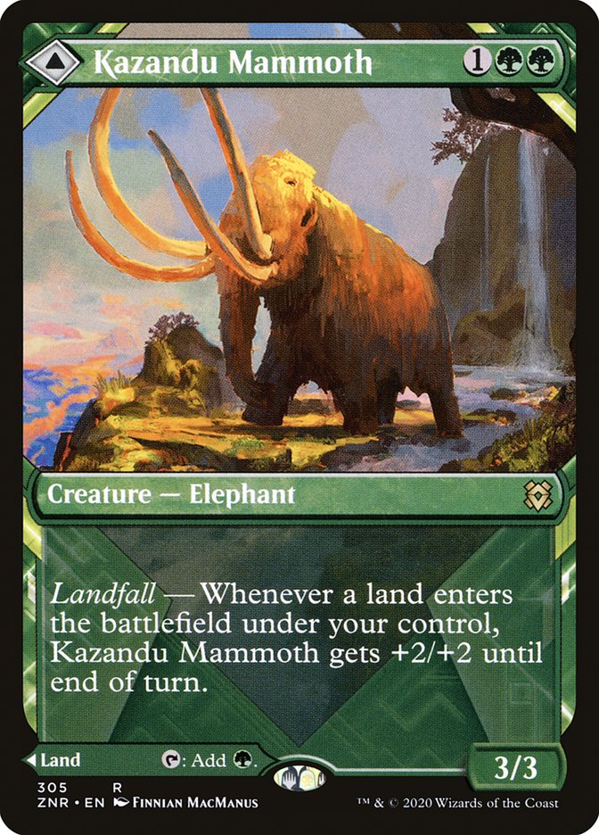 Kazandu Mammoth [Zendikar Rising] (305)