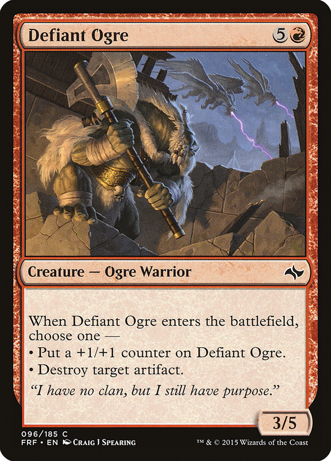 Defiant Ogre [Fate Reforged] (96)