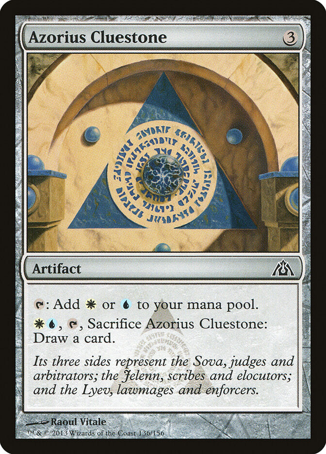 Azorius Cluestone [Dragon's Maze] (136)