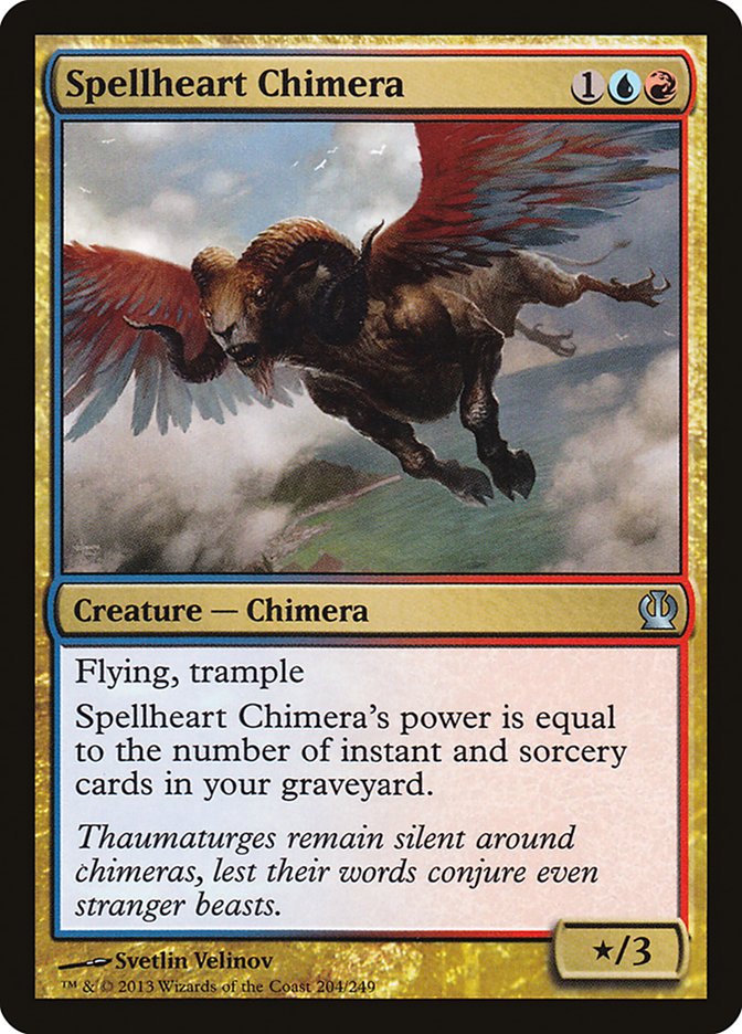 Spellheart Chimera [Theros] (204)