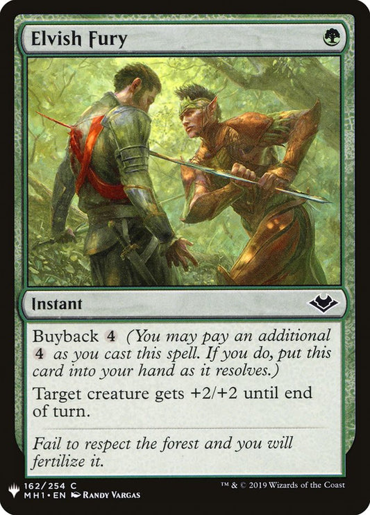 Elvish Fury [The List] (MH1-162)