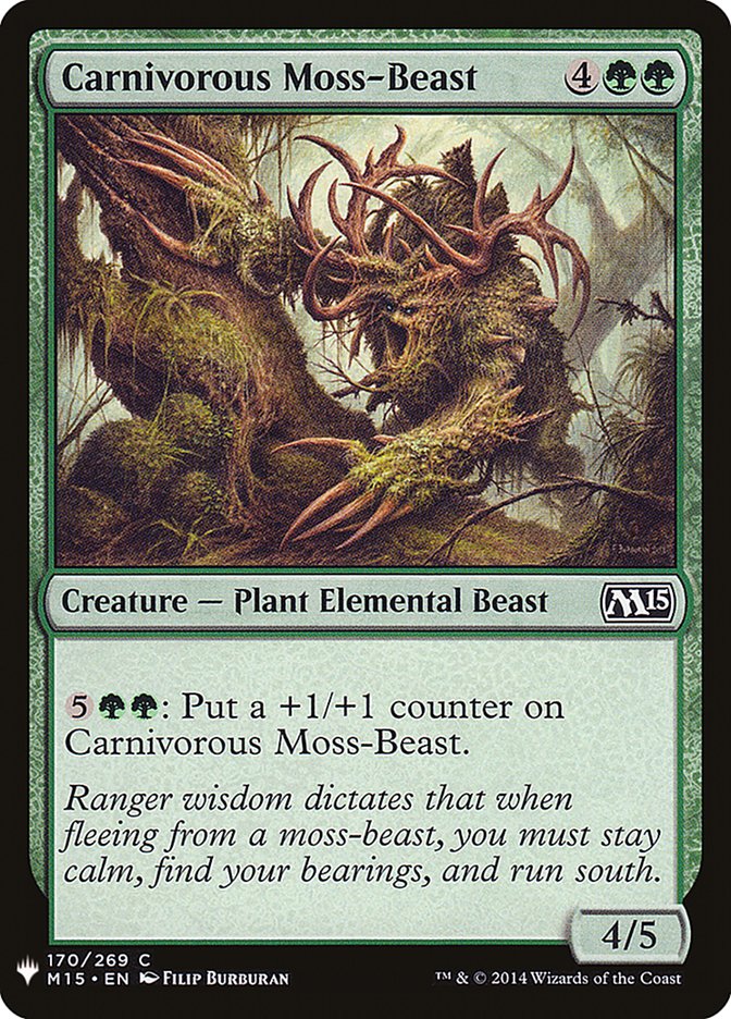 Carnivorous Moss-Beast [The List] (M15-170)