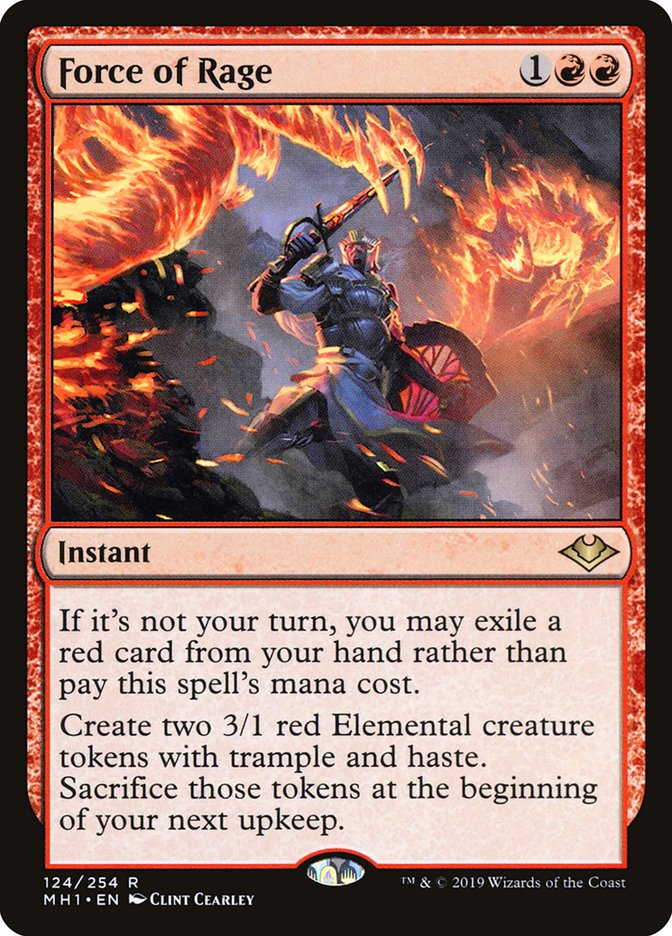 Force of Rage [Modern Horizons] (124)